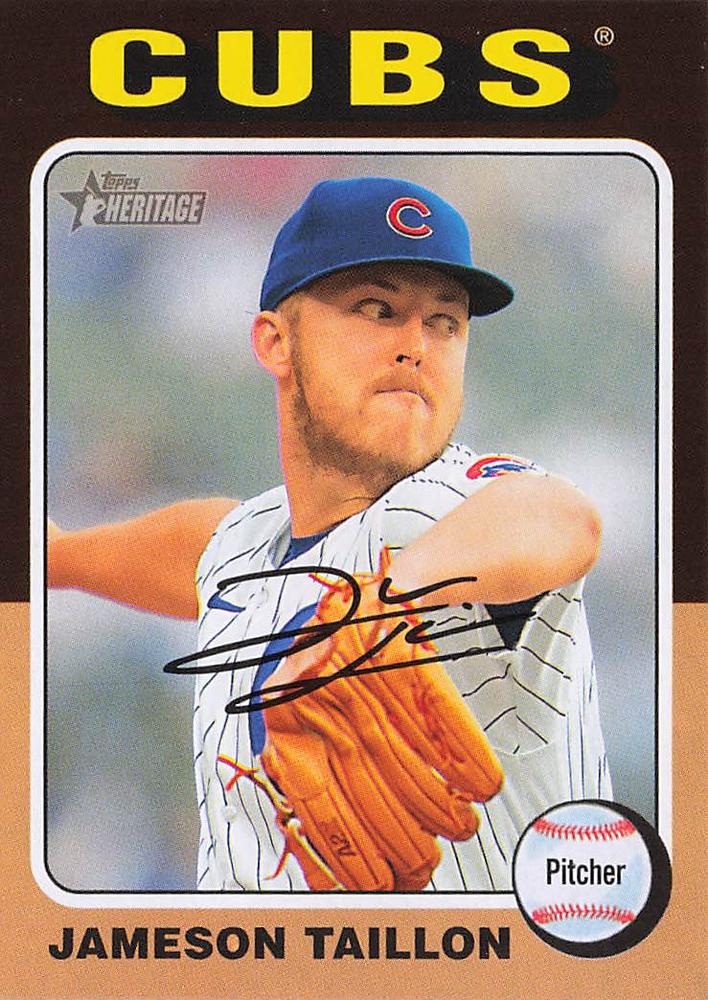 #37 Jameson Taillon - Chicago Cubs - 2024 Topps Heritage Baseball