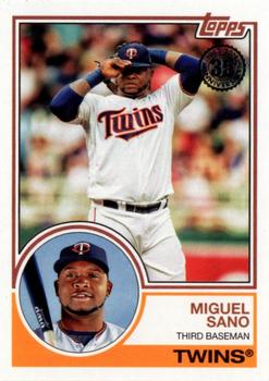#83-37 Miguel Sano - Minnesota Twins - 2018 Topps - 1983 Topps Baseball 35th Anniversary Baseball