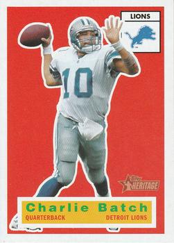 #37 Charlie Batch - Detroit Lions - 2001 Topps Heritage Football