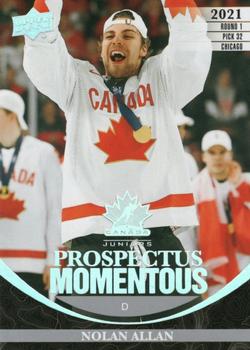 #PM-37 Nolan Allan - Canada - 2023 Upper Deck Team Canada Juniors - Prospectus Momentous Hockey