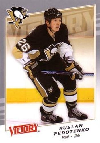 #287 Ruslan Fedotenko - Pittsburgh Penguins - 2008-09 Upper Deck Victory Hockey