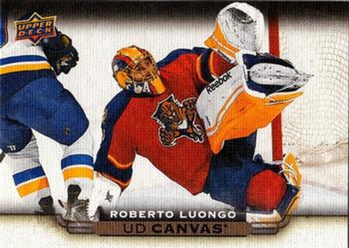 #C37 Roberto Luongo - Florida Panthers - 2015-16 Upper Deck - UD Canvas Hockey