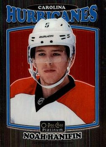#R-37 Noah Hanifin - Carolina Hurricanes - 2016-17 O-Pee-Chee Platinum - Retro Hockey