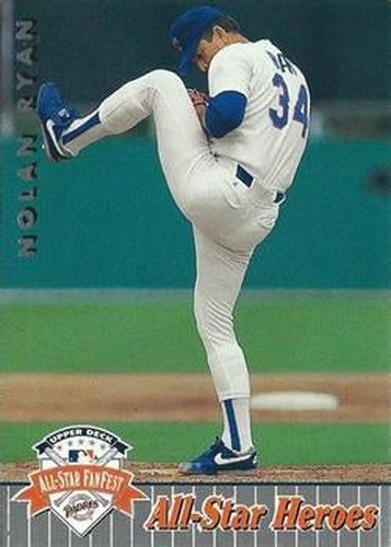 #37 Nolan Ryan - Texas Rangers - 1992 Upper Deck All-Star FanFest Baseball