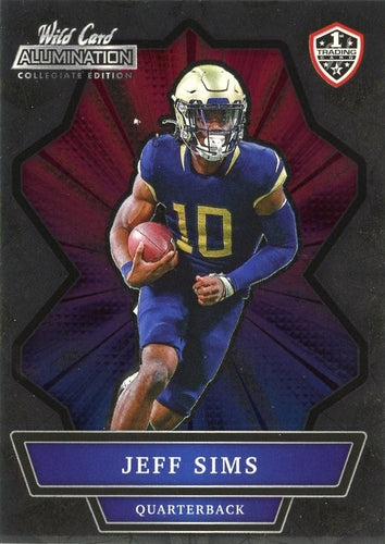 #ANBC-37 Jeff Sims - Georgia Tech Yellow Jackets - 2021 Wild Card Alumination NIL Football
