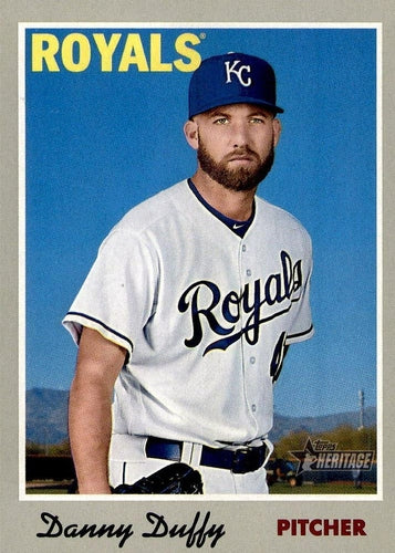 #37 Danny Duffy - Kansas City Royals - 2019 Topps Heritage Baseball