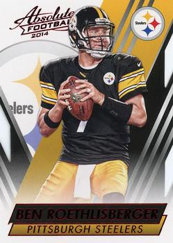 #37 Ben Roethlisberger - Pittsburgh Steelers - 2014 Panini Absolute - Red Football