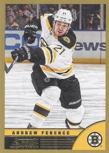 #37 Andrew Ference - Boston Bruins - 2013-14 Score - Gold Hockey