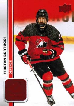 #37 Tristan Bertucci - Canada - 2023 Upper Deck Team Canada Juniors - Red Foil Hockey