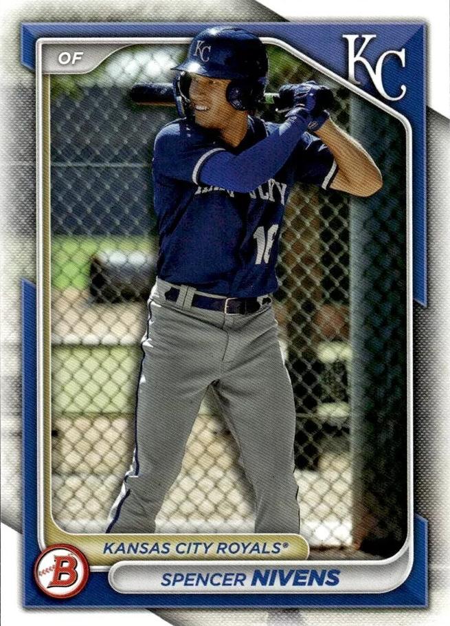 #BP-37 Spencer Nivens - Kansas City Royals - 2024 Bowman - Prospects Baseball