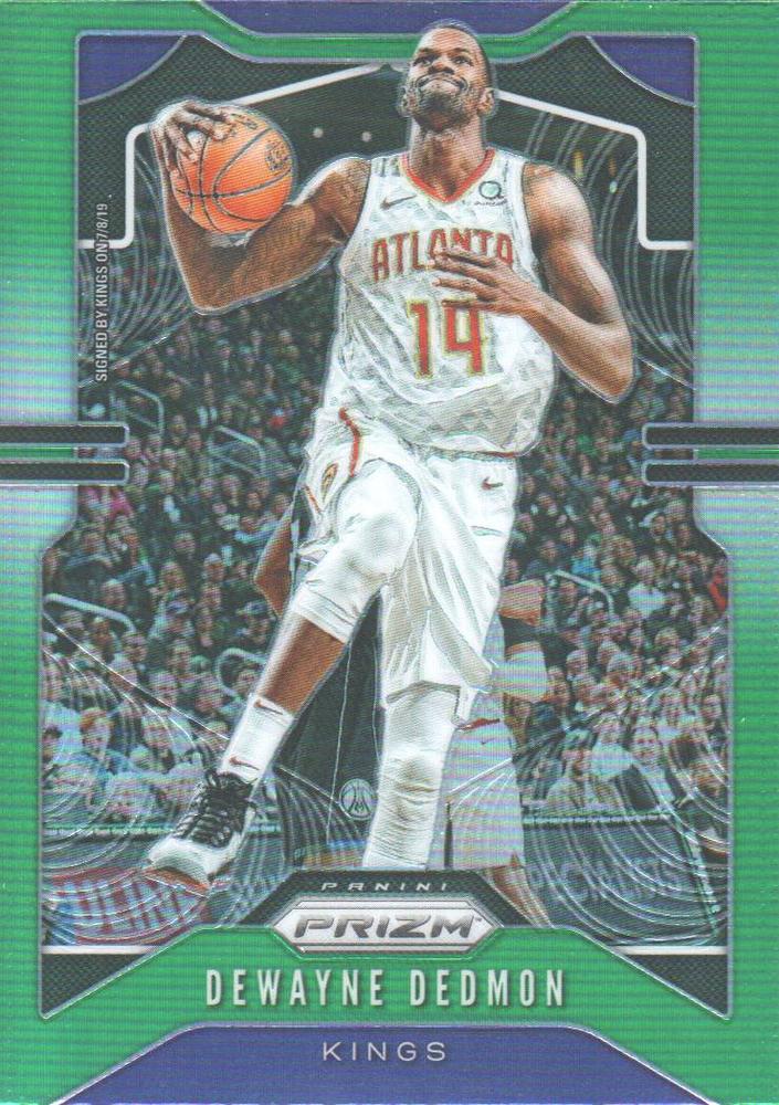#37 Dewayne Dedmon - Sacramento Kings - 2019-20 Panini Prizm - Prizms Green Basketball