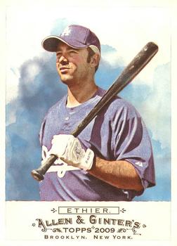 #37 Andre Ethier - Los Angeles Dodgers - 2009 Topps Allen & Ginter Baseball