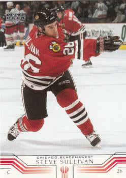 #37 Steve Sullivan - Chicago Blackhawks - 2001-02 Upper Deck Hockey