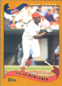 #37 Edgar Renteria - St. Louis Cardinals - 2002 Topps Baseball