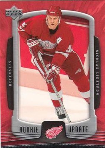 #37 Nicklas Lidstrom - Detroit Red Wings - 2005-06 Upper Deck Rookie Update Hockey