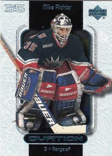 #37 Mike Richter - New York Rangers - 1999-00 Upper Deck Ovation Hockey