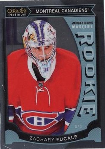 #M37 Zachary Fucale - Montreal Canadiens - 2015-16 O-Pee-Chee Platinum - Marquee Rookies Hockey