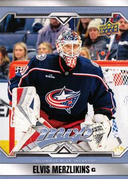 #37 Elvis Merzlikins - Columbus Blue Jackets - 2024-25 Upper Deck MVP Hockey