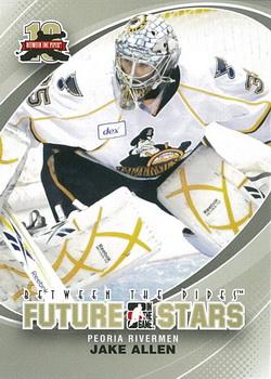 #37 Jake Allen - Peoria Rivermen - 2011-12 In The Game Between The Pipes Hockey
