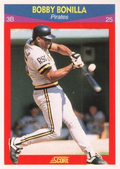 #37 Bobby Bonilla - Pittsburgh Pirates - 1990 Score 100 Superstars Baseball