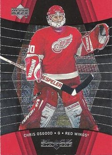 #37 Chris Osgood - Detroit Red Wings - 1999-00 Upper Deck Black Diamond Hockey