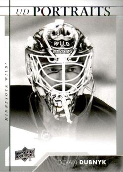 #P-37 Devan Dubnyk - Minnesota Wild - 2017-18 Upper Deck - UD Portraits Hockey