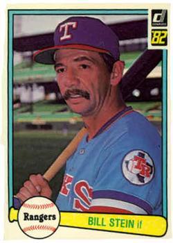#37 Bill Stein - Texas Rangers - 1982 Donruss Baseball