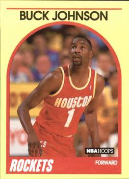 #37 Buck Johnson - Houston Rockets - 1989-90 Hoops Superstars Basketball