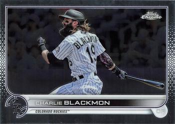 #37 Charlie Blackmon - Colorado Rockies - 2022 Topps Chrome Baseball