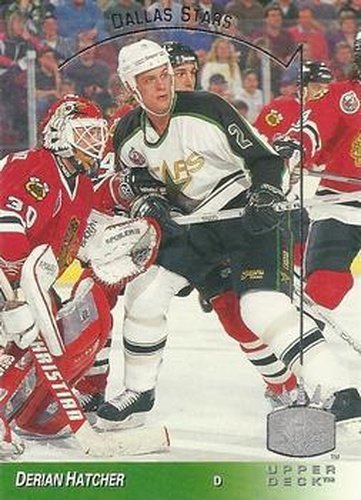 #37 Derian Hatcher - Dallas Stars - 1993-94 Upper Deck - SP Hockey