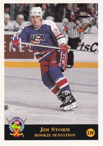 #37 Jim Storm - USA - 1994 Classic Pro Hockey Prospects Hockey