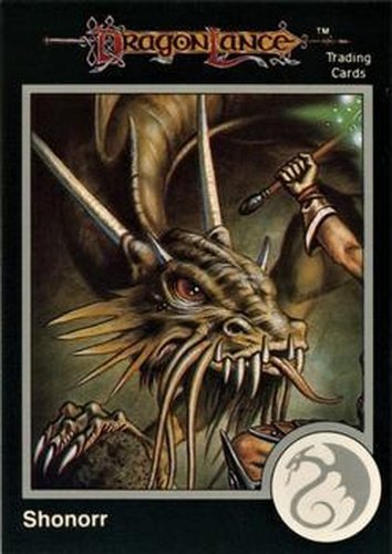 #37 Shonorr, Bronze Dragon - 1991 TSR Advanced Dungeons & Dragons - Silver