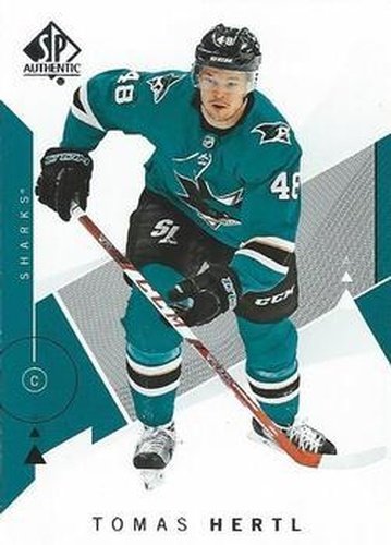 #37 Tomas Hertl - San Jose Sharks - 2018-19 SP Authentic Hockey