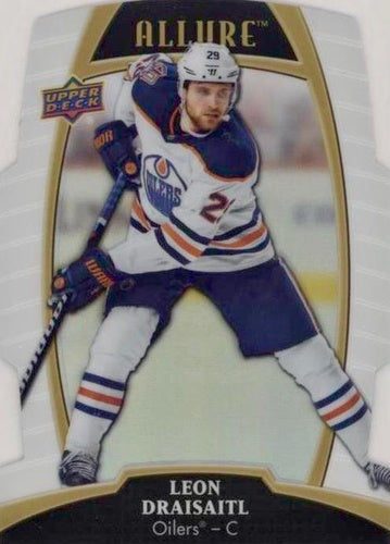 #37 Leon Draisaitl - Edmonton Oilers - 2019-20 Upper Deck Allure - White Rainbow Hockey