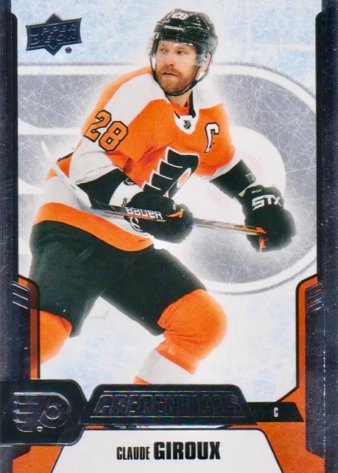 #37 Claude Giroux - Philadelphia Flyers - 2019-20 Upper Deck Credentials Hockey