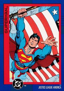 #37 Superman - 1993 SkyBox DC Cosmic Teams