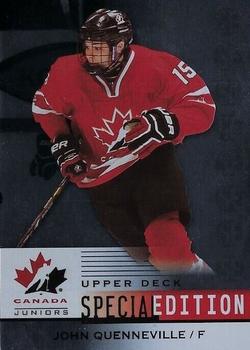 #SE-37 John Quenneville - Canada - 2014 Upper Deck Team Canada Juniors - Special Edition Hockey