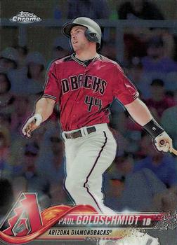 #37 Paul Goldschmidt - Arizona Diamondbacks - 2018 Topps Chrome Baseball