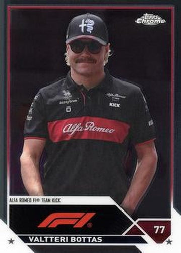 #37 Valtteri Bottas - Alfa Romeo F1 Team Kick - 2023 Topps Chrome Formula 1 Racing