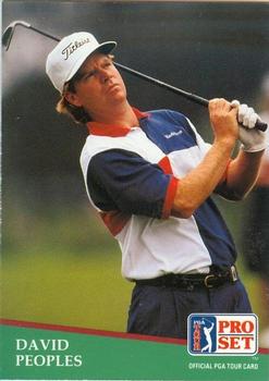 #37 David Peoples - 1991 Pro Set PGA Tour Golf