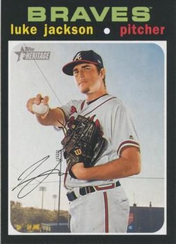 #37 Luke Jackson - Atlanta Braves - 2020 Topps Heritage Baseball