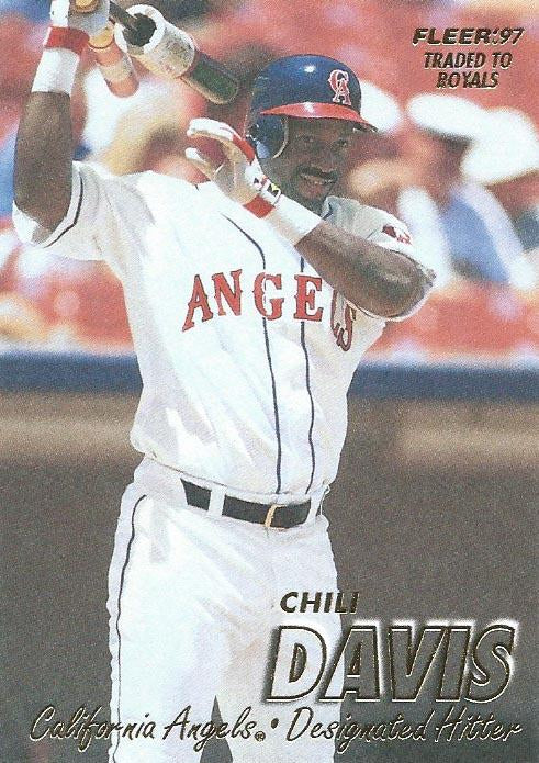 #37 Chili Davis - California Angels - 1997 Fleer Baseball
