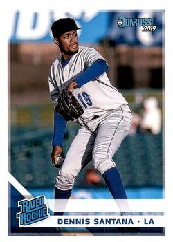 #37 Dennis Santana - Los Angeles Dodgers - 2019 Donruss Baseball
