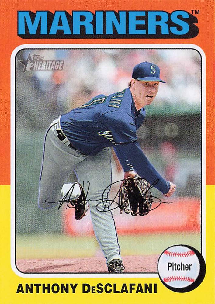#380 Anthony DeSclafani - Seattle Mariners - 2024 Topps Heritage Baseball