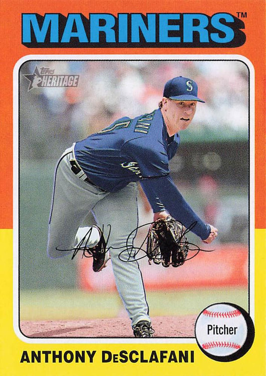 #380 Anthony DeSclafani - Seattle Mariners - 2024 Topps Heritage Baseball