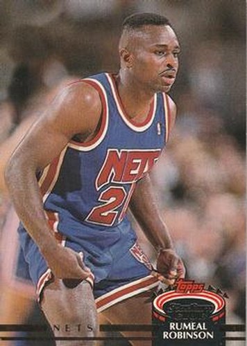 #380 Rumeal Robinson - New Jersey Nets - 1992-93 Stadium Club Basketball
