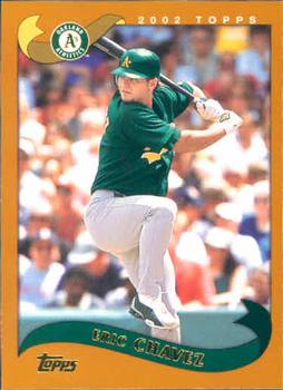 #380 Eric Chavez - Oakland Athletics - 2002 Topps Baseball