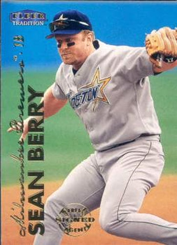#380 Sean Berry - Milwaukee Brewers - 1999 Fleer Tradition Baseball