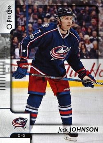 #380 Jack Johnson - Columbus Blue Jackets - 2017-18 O-Pee-Chee Hockey
