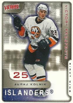 #380 Juraj Kolnik - New York Islanders - 2001-02 Upper Deck Victory Hockey